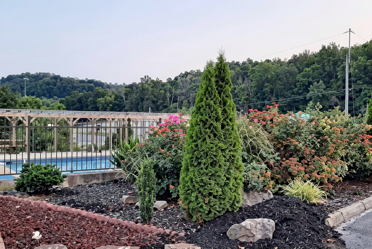 Landscaped gardens